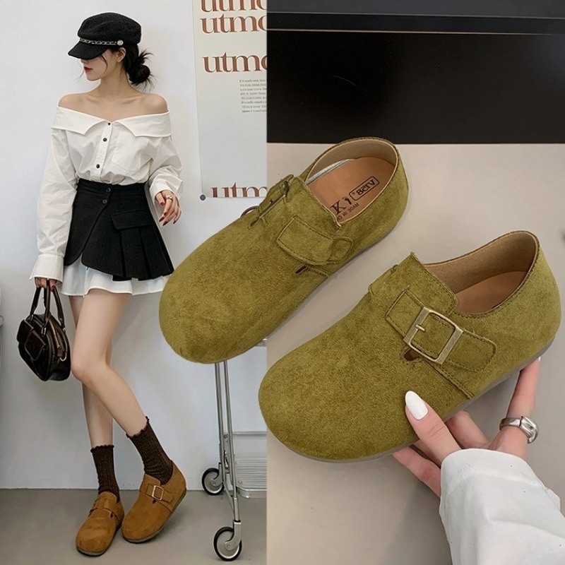 Espadrille Slip On - Women Suede Closed Back Birken Shoes