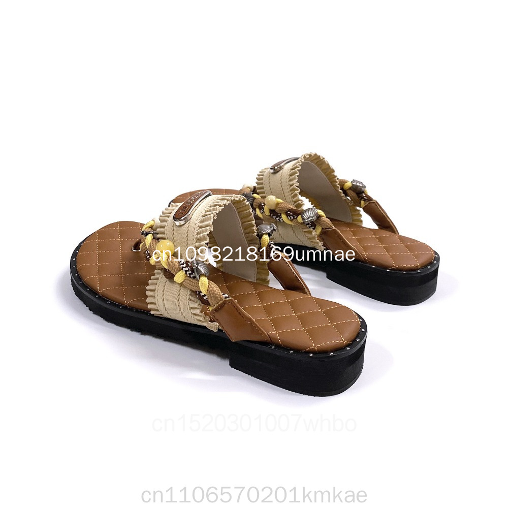 New Retro Woven Women's Slippe - Flip Flop Leather Men recension och pris