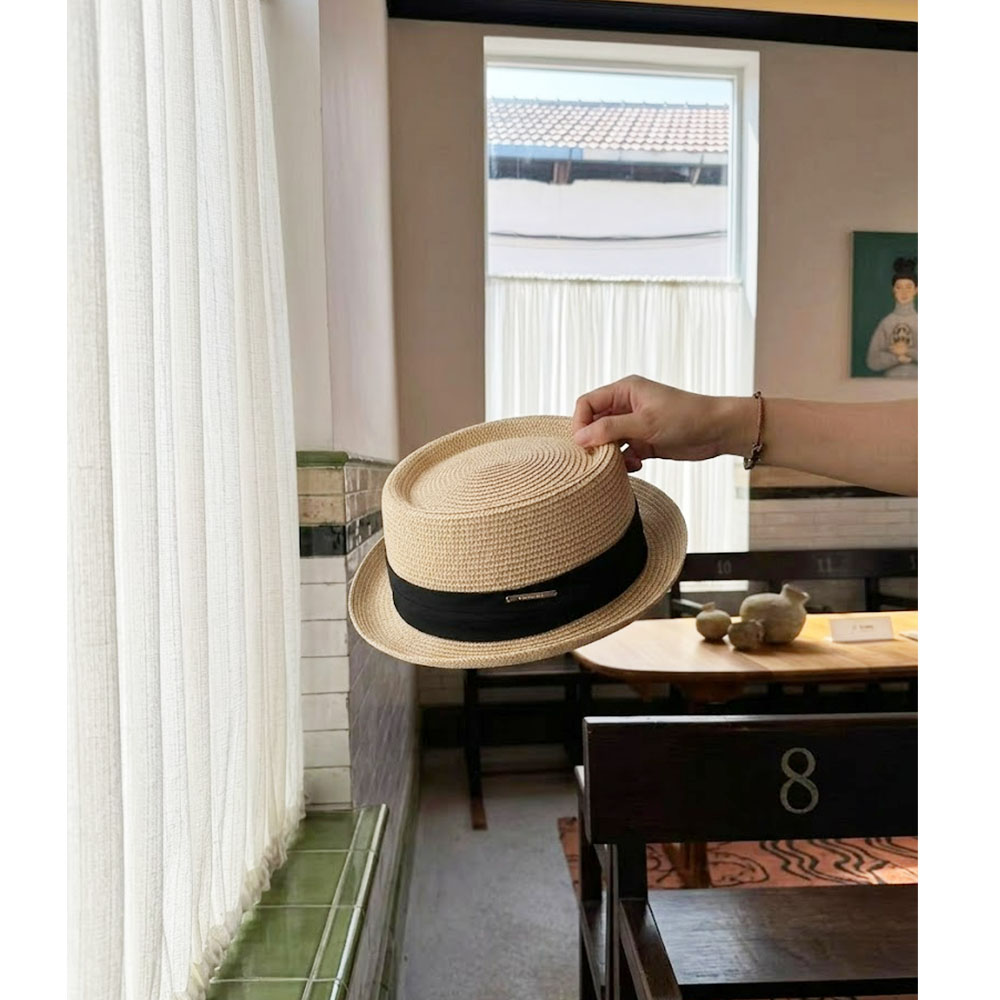 Classic Vintage British porkpi - Bucket Hat Straw recension och pris