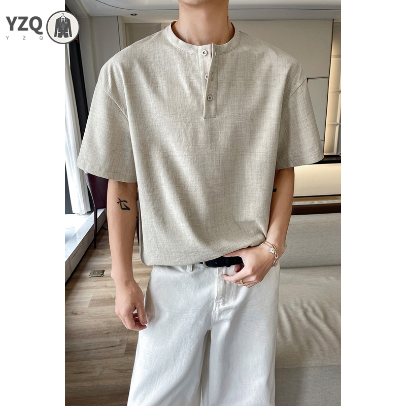 Men Breathable Linen Textured  - Linen Shirt Breathable recension och pris