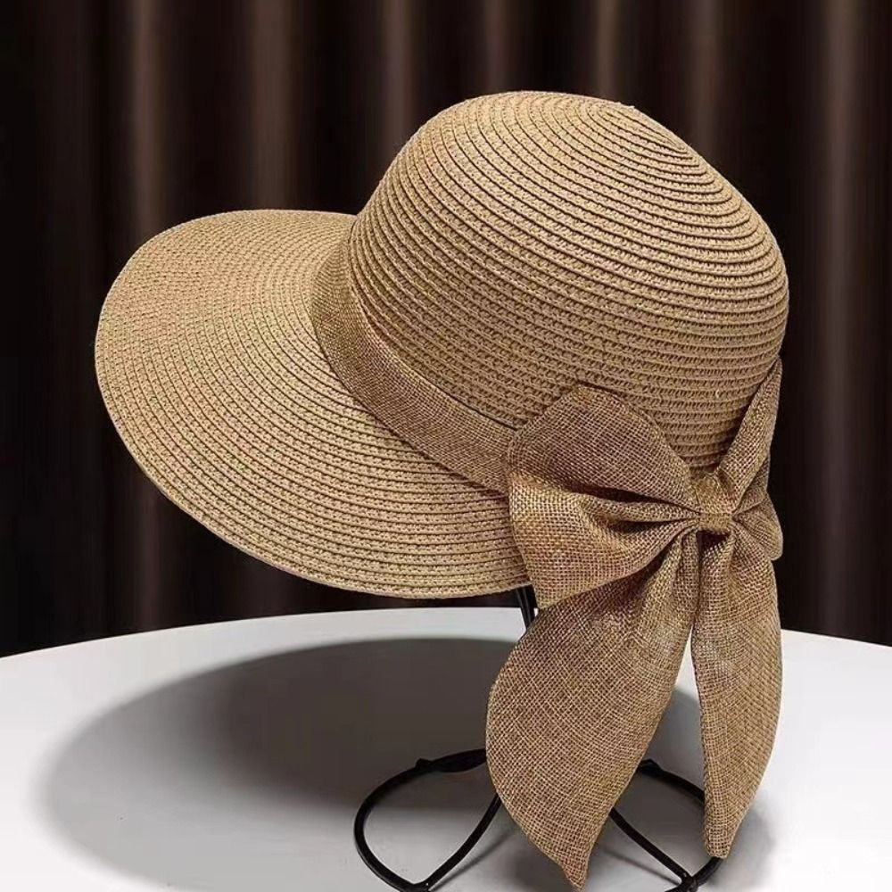 Bowknot Sun Hat Summer Breatha - Bucket Hat Straw recension och pris