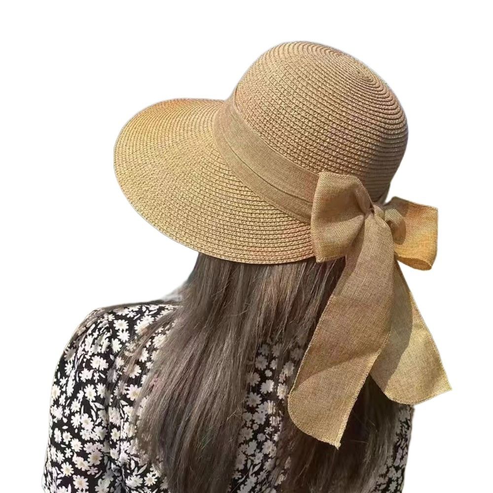 Bowknot Sun Hat Summer Breatha - Bucket Hat Straw recension och pris
