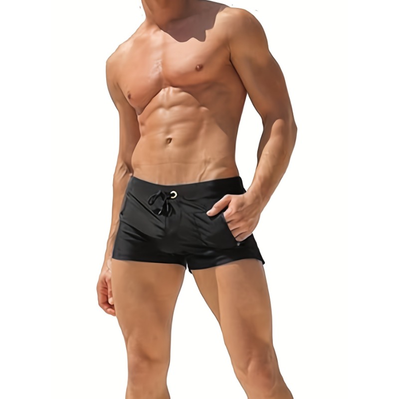 Stretchy Nylon & Elastane Men' - Swim Trunk Quick Dry recension och pris