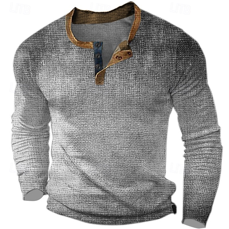 Men's Graphic Gradient Waffle  - Tee Graphic Print recension och pris